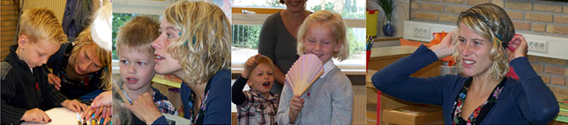 Vondstenfabriek. de handtas kunstproject voor kleuters uitgevoerd in Echter op de Roerganger.