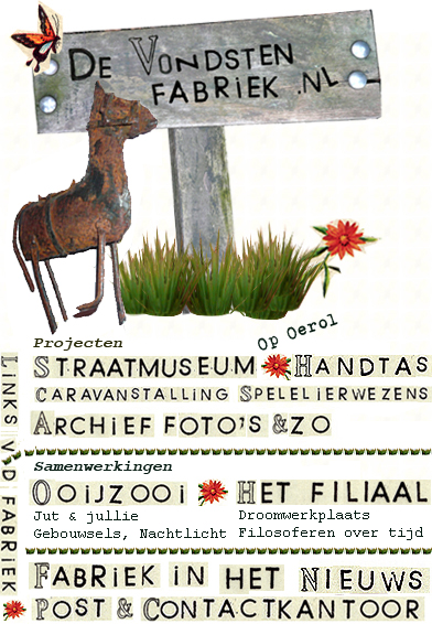 Welkom in de Vondstenfabriek, waar geen vondst te gek is! Vanuit allerlei vondsten en uitvindingen worden projecten ontwikkelt om kinderen een ervaring te geven die ze nooit zullen vergeten! 